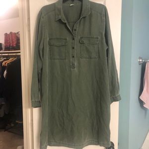 Old Navy green Jean Dress